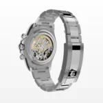 Rolex Daytona 126506 platinum showing sapphire caseback and calibre 4131 movement