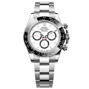 Rolex Cosmograph Daytona 126500LN Panda white dial with black Cerachrom bezel on Oyster bracelet