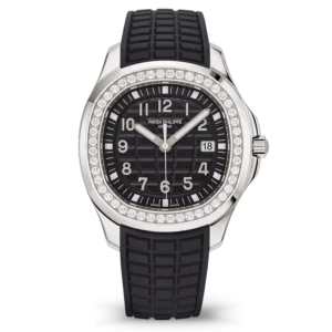 Patek Philippe Aquanaut Luce 5267-200A-001 steel diamond bezel black dial
