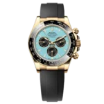 Rolex Daytona 126518LN yellow gold with turquoise dial and Oysterflex bracelet